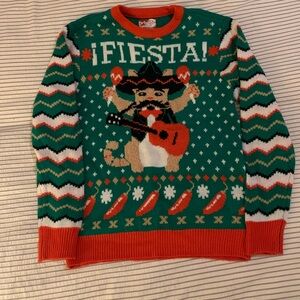 Ugly Christmas Fiesta Party Sweater